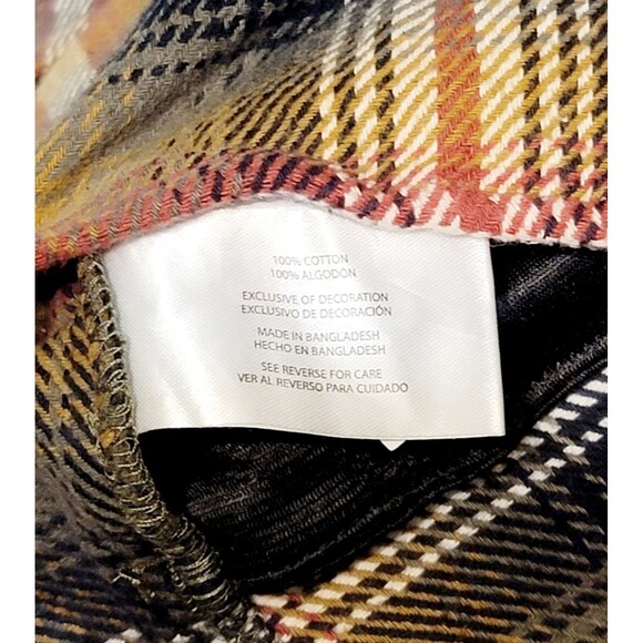 Orvis Men's M Big Bear Heavyweight Flannel Shirt 100% Cotton Multi Color NWT - Picture 15 of 15